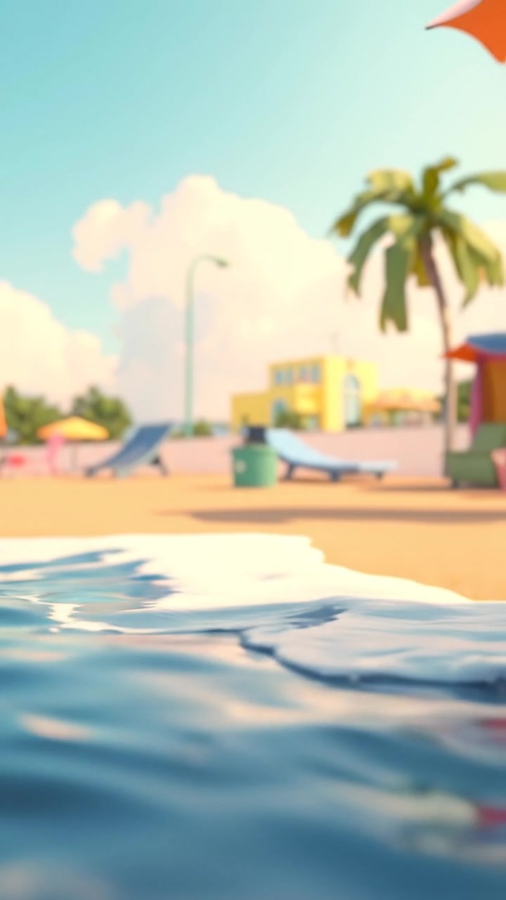 Petualangan Whiskers di Pantai