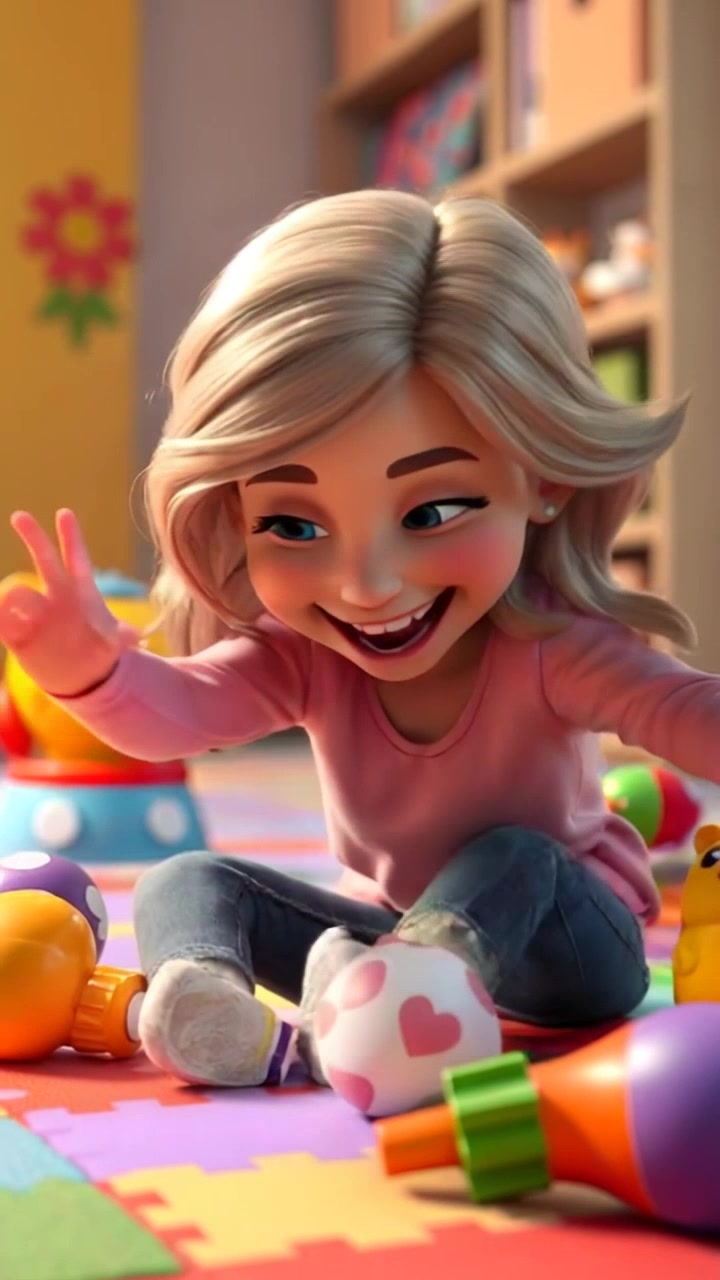 Alice's Playtime with Labubu and Toys
