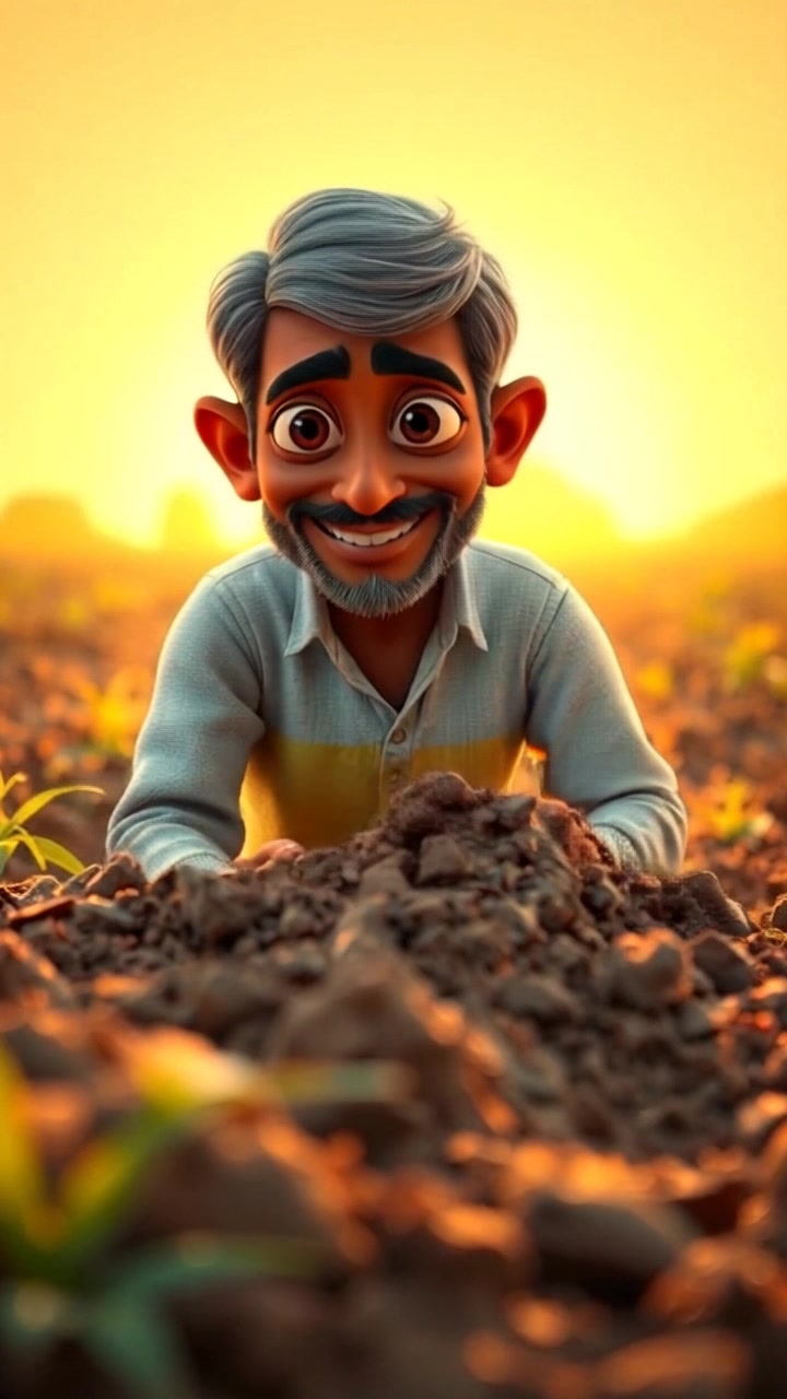 किसान की मेहनत और समर्पण