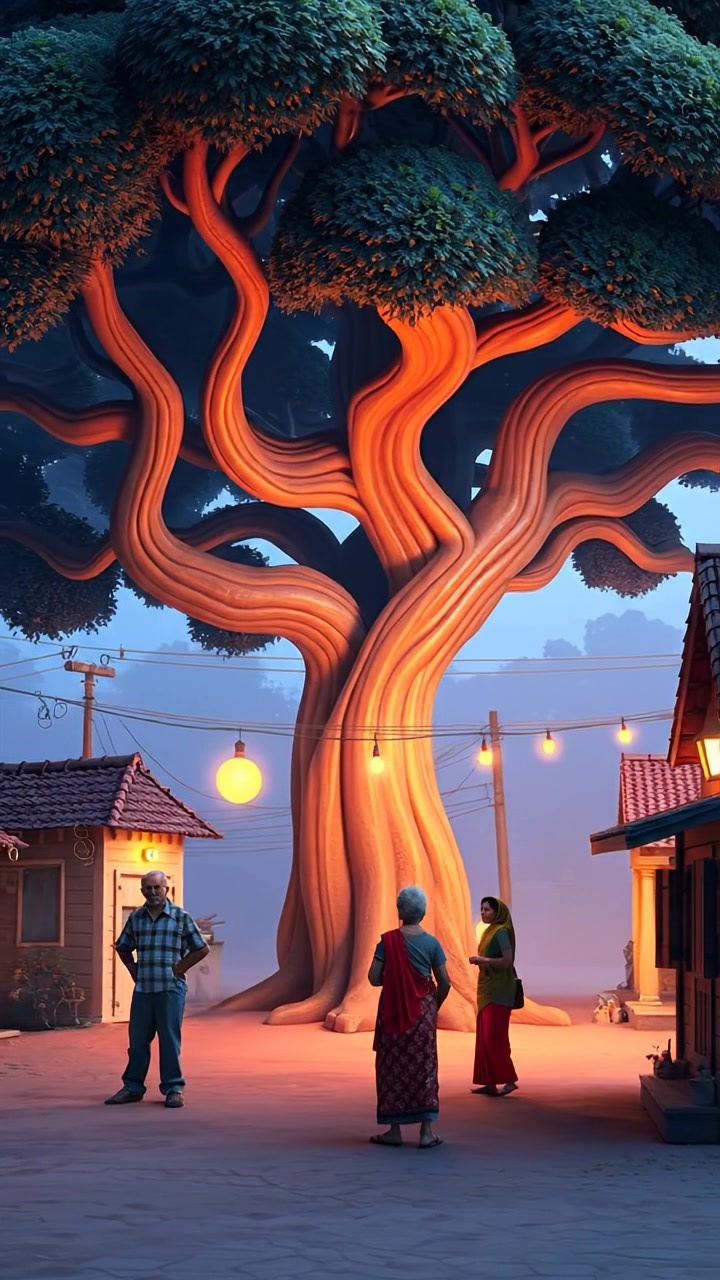 बाँग देने वाला मुर्गा: पंचायत की हास्य वार्ता