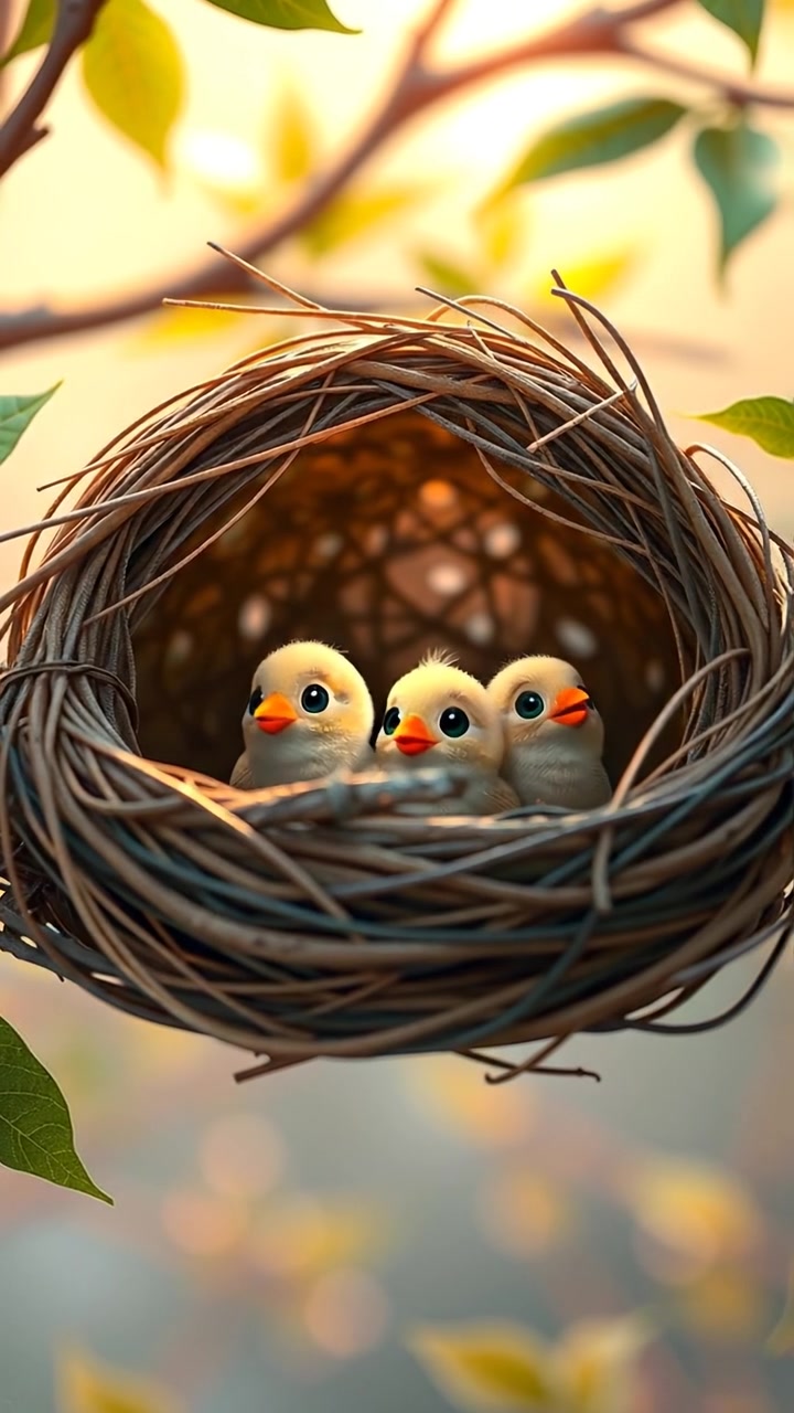 جادुई گھونسلے کے حیرت انگیز مہمان