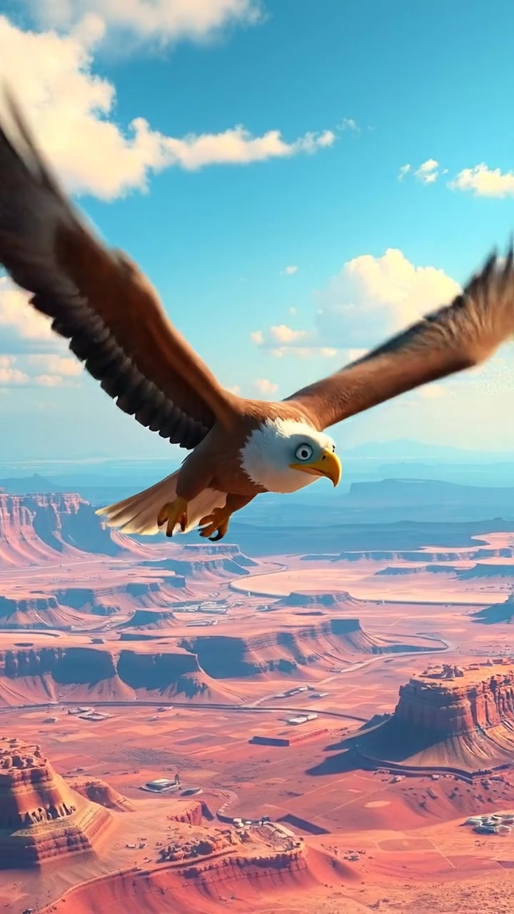 ईगल की जादुई उड़ान: कुत्ते का रोमांच