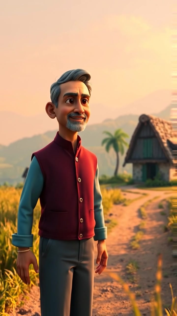 किसान और उसकी मुर्गियाँ