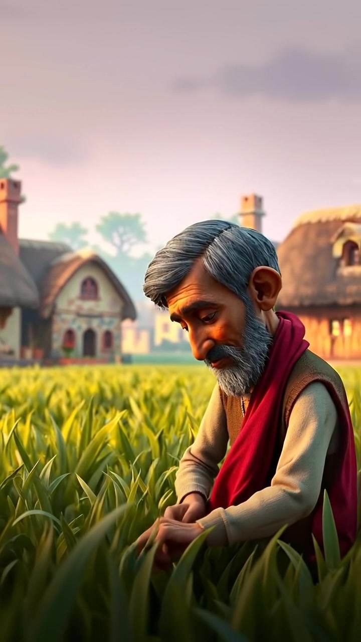 गरीब किसान और उसकी गाय