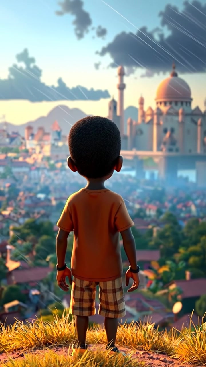 Invisible Guardian: A Village's Dawn