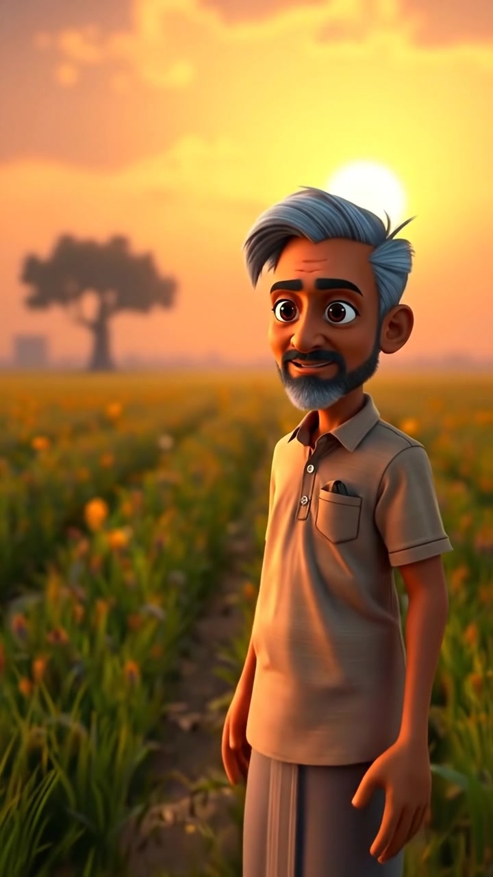 The Kind Farmer and the Grey Pigeon