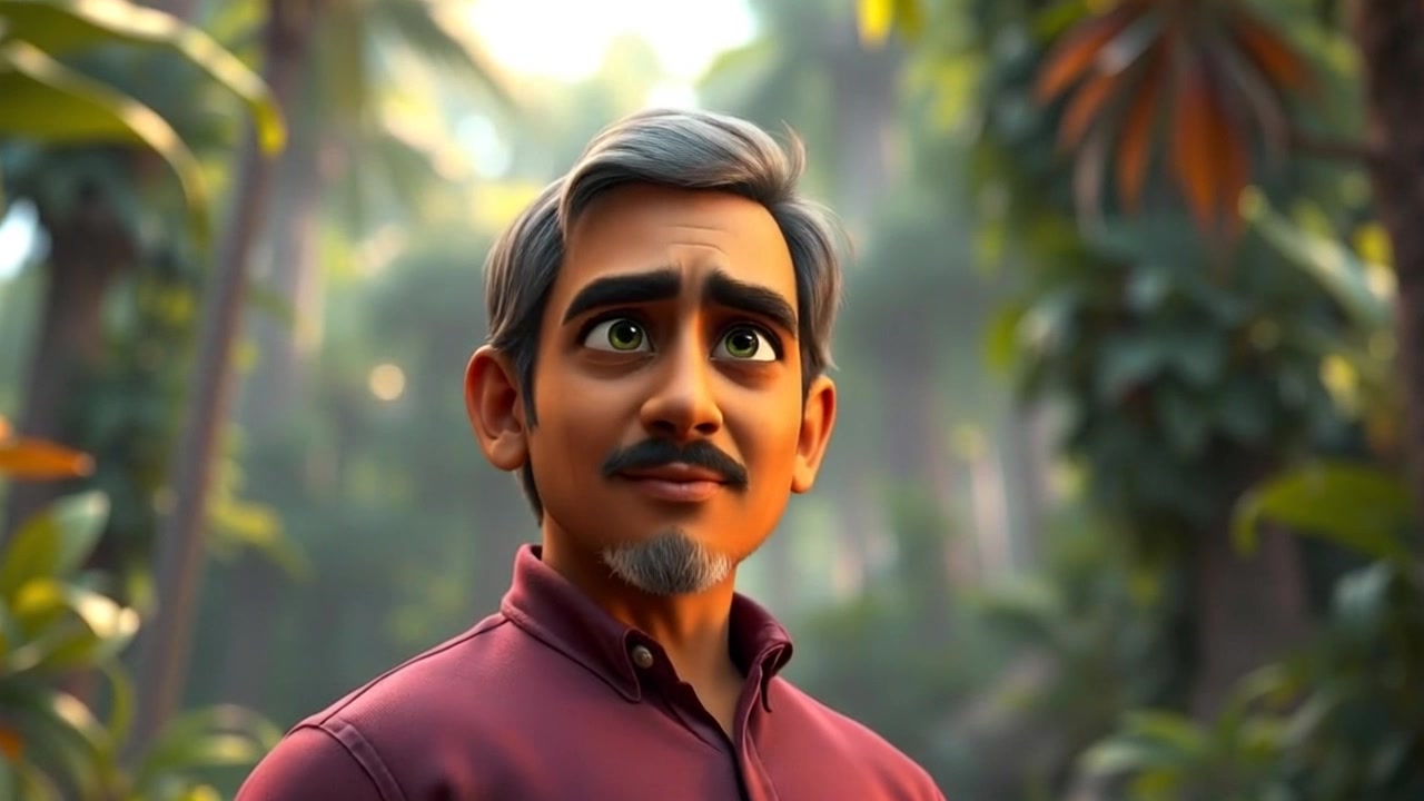 लकड़हारे की मेहनत