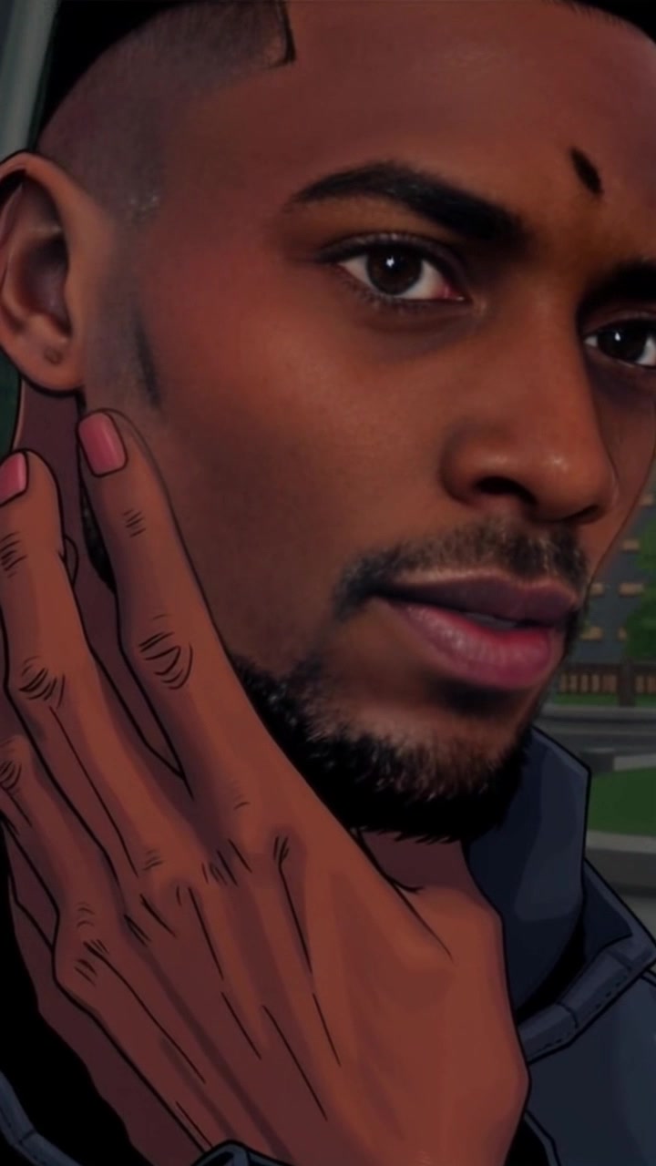 Subject: A hand gently touching the skin with a worried expression. Scene: Close-up of a person's hand on their skin in a softly lit, intimate setting. Style: Warm, diffused lighting that highlights the textures of the skin and hand. Motion: The camera slowly pushes in, focusing on the hand as it moves slightly in a nervous gesture, reflecting the subject's anxiety.