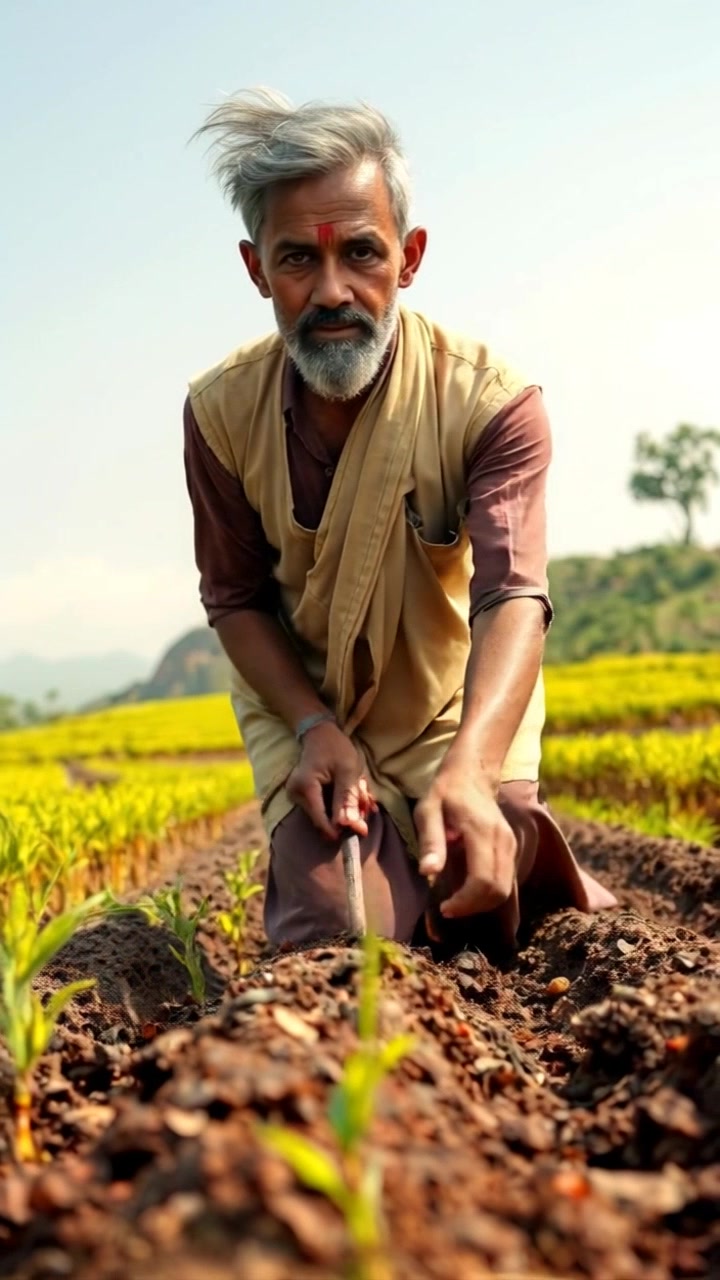 কৃষকের কষ্ট ও পায়রার আনন্দ