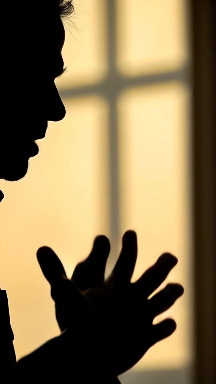Subject: A pair of hands gesturing expressively, conveying thoughtfulness and engagement. Subject movement: The hands move dynamically, illustrating points as the camera slowly pushes in closer to capture the nuances of the gestures. Scene: A softly lit indoor setting, creating an intimate atmosphere around the speaker. Lighting: Warm ambient lighting enhances the inviting mood. Motion: A gradual push-in closeup on the hands, emphasizing their movements against a softly blurred background.