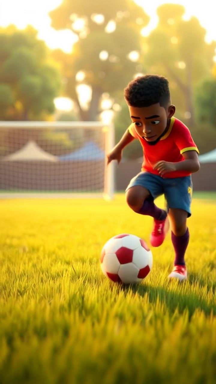 Semangat Tanpa Sepatu: Kisah Inspiratif Si Kecil di Lapangan