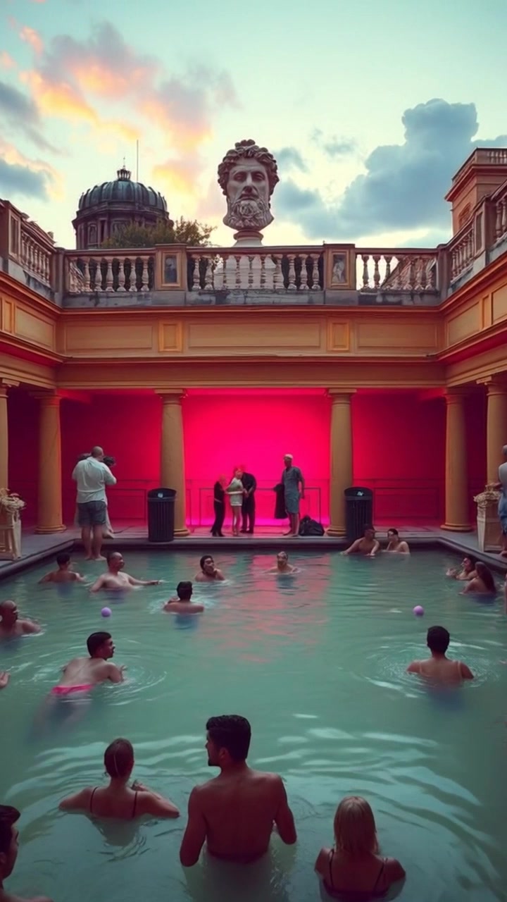 The Social Scene of Ancient Roman Baths
