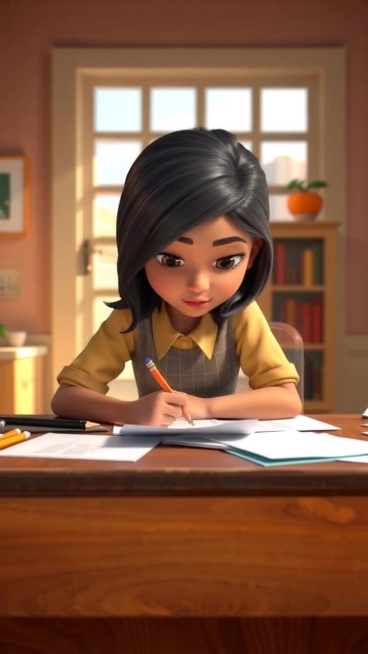 Riya and the Magical Talking Pencil