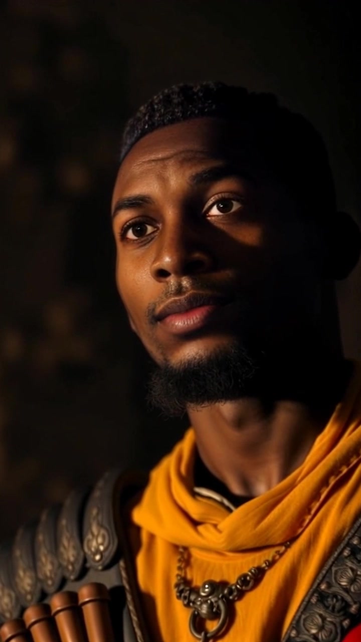 Subject: A character in shock, displaying a mix of disbelief and realization. Scene: A dimly lit room with shadows playing across the walls, enhancing the mood of suspense. Style: Low-key lighting creating stark contrasts that highlight the emotional turmoil on the character's face. Motion: The camera slowly pushes in on the character's face, capturing the intensity of his expression as he processes the shocking revelation.