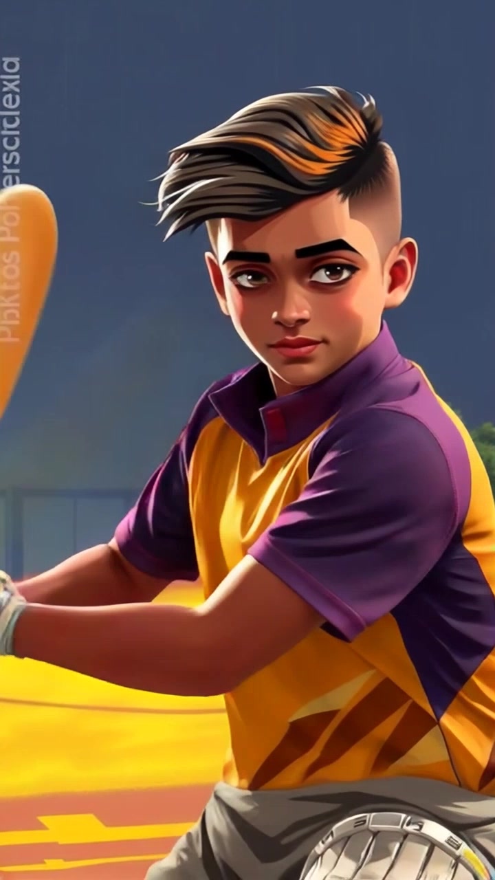 Subject: A young athlete named Arjun practicing batting. Subject movement: He swings his bat with intensity, following through expertly, while pivoting on his back foot. Scene: A dynamic training field surrounded by green grass and distant trees under a clear blue sky. Style: Bright morning light illuminating the scene, emphasizing the sharpness of the athlete's focus. Motion: The camera captures a close-up of Arjun's swing, then pans out smoothly to reveal the expansive field, showcasing the immersive training environment.