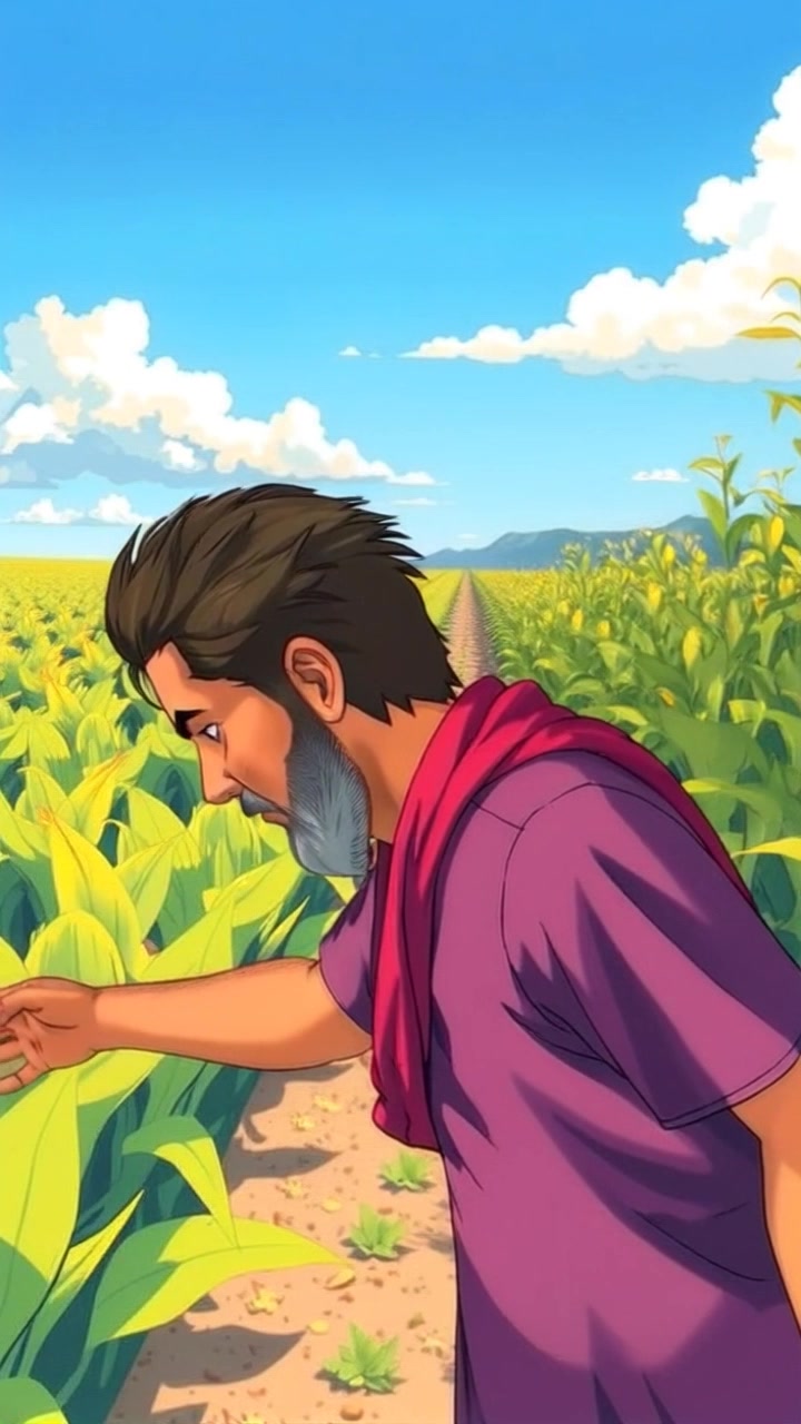 किसान और कौआ: सहयोग की कहानी