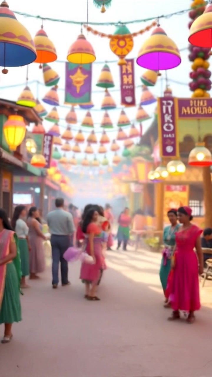 गांव का रंगीन जश्न: कालू मदारी और उसके भालू