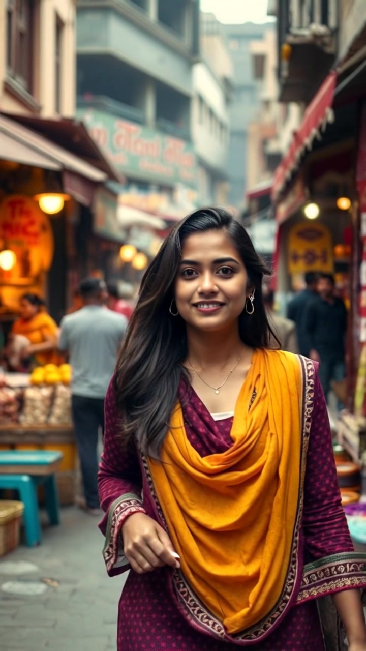 Lahore ki Galiyon mein Girl ko Ghoomana Aur Fruit Khilana