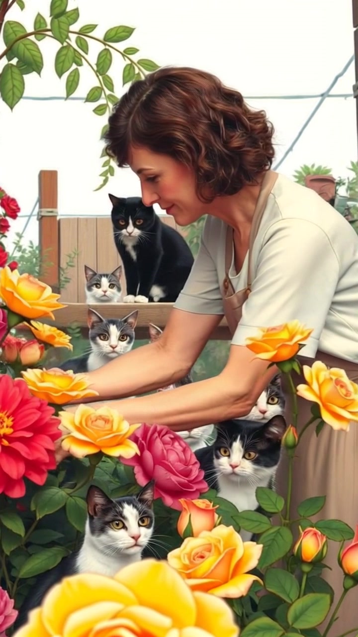 The Old Lady and the Stray Cat
