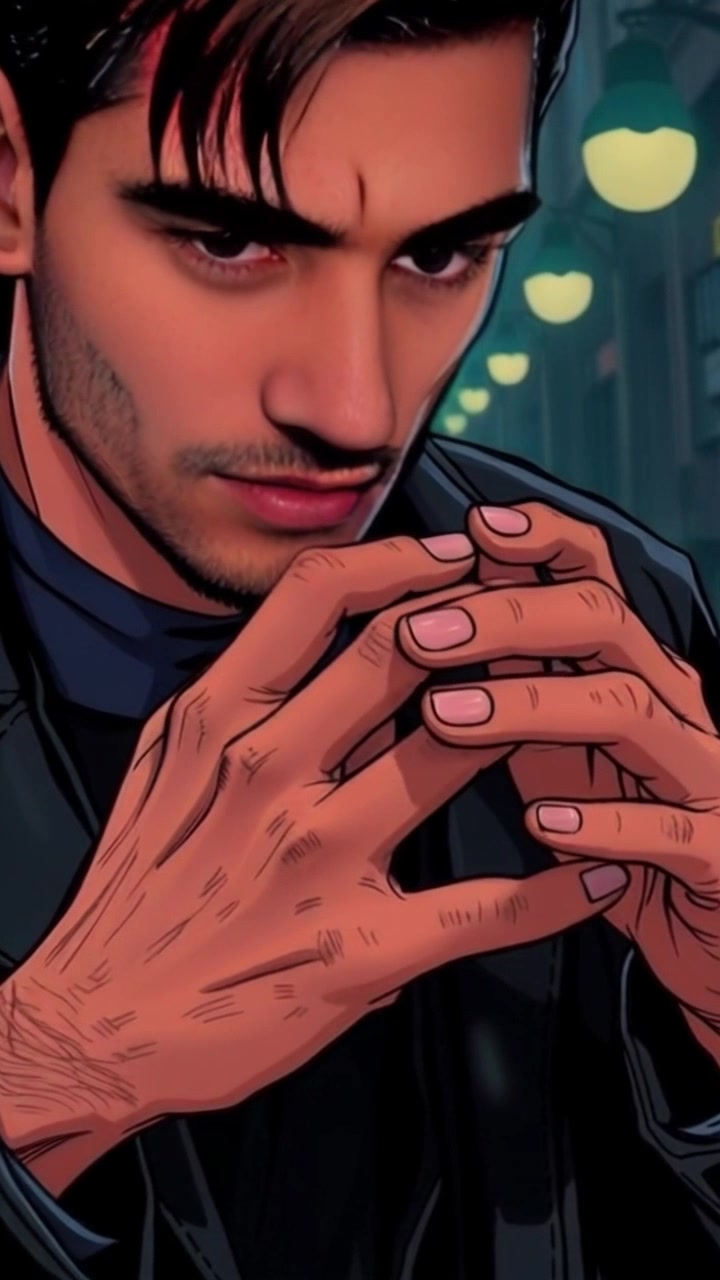 Scene: A close-up of hands fidgeting nervously, with a soft focus on the background creating an ethereal effect. Style: Soft, ambient lighting enhances the anxious mood of the scene. Motion: The camera slowly pushes in, focusing on the intricate movements of the fingers, emphasizing the tension and vulnerability of the moment.