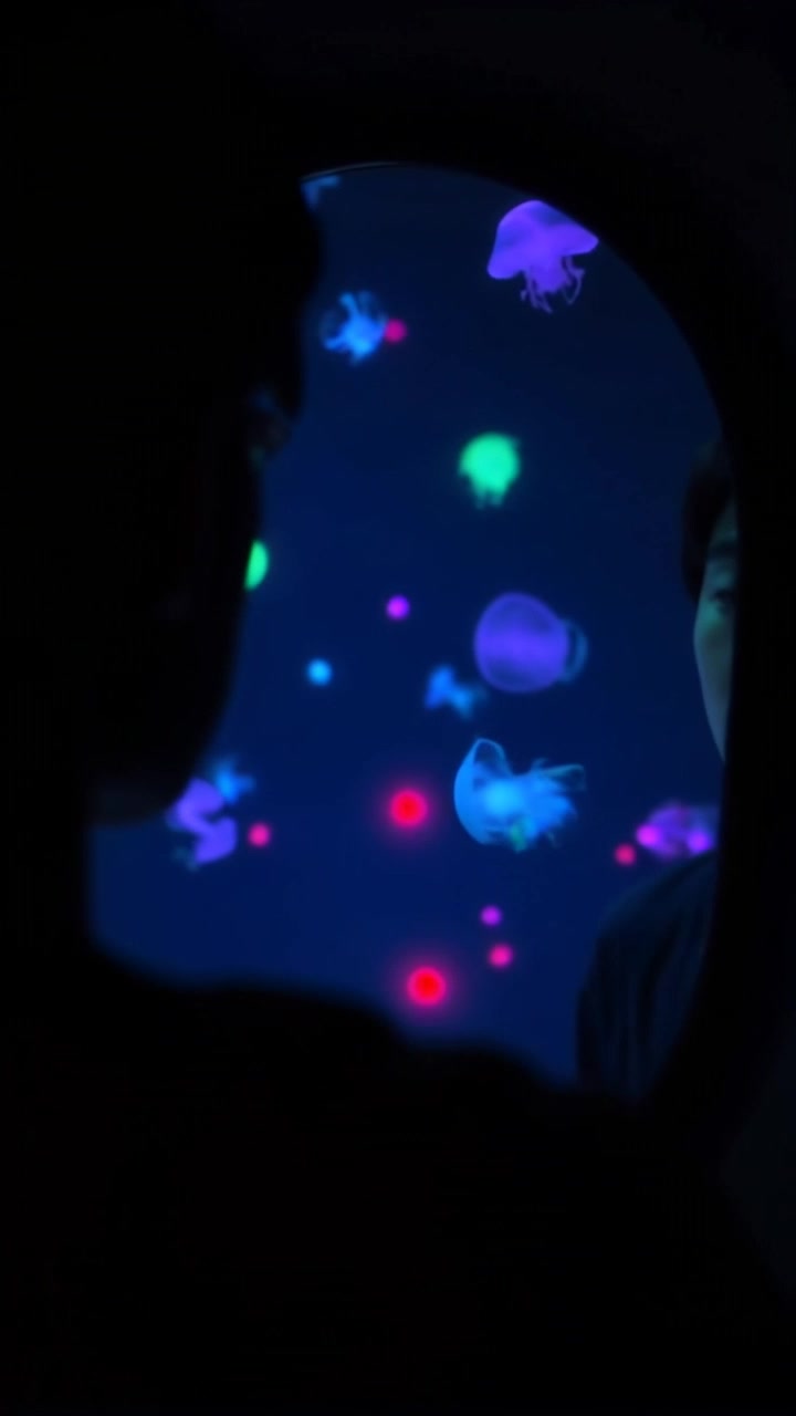 Scene: A serene dressing room with soft, ambient light illuminating a person gazing thoughtfully into a mirror. Motion: The camera gently pushes in to focus on the reflection, capturing the intricate emotions on their face, while the surrounding room remains softly blurred in a bokeh effect, enhancing the contemplative mood.
