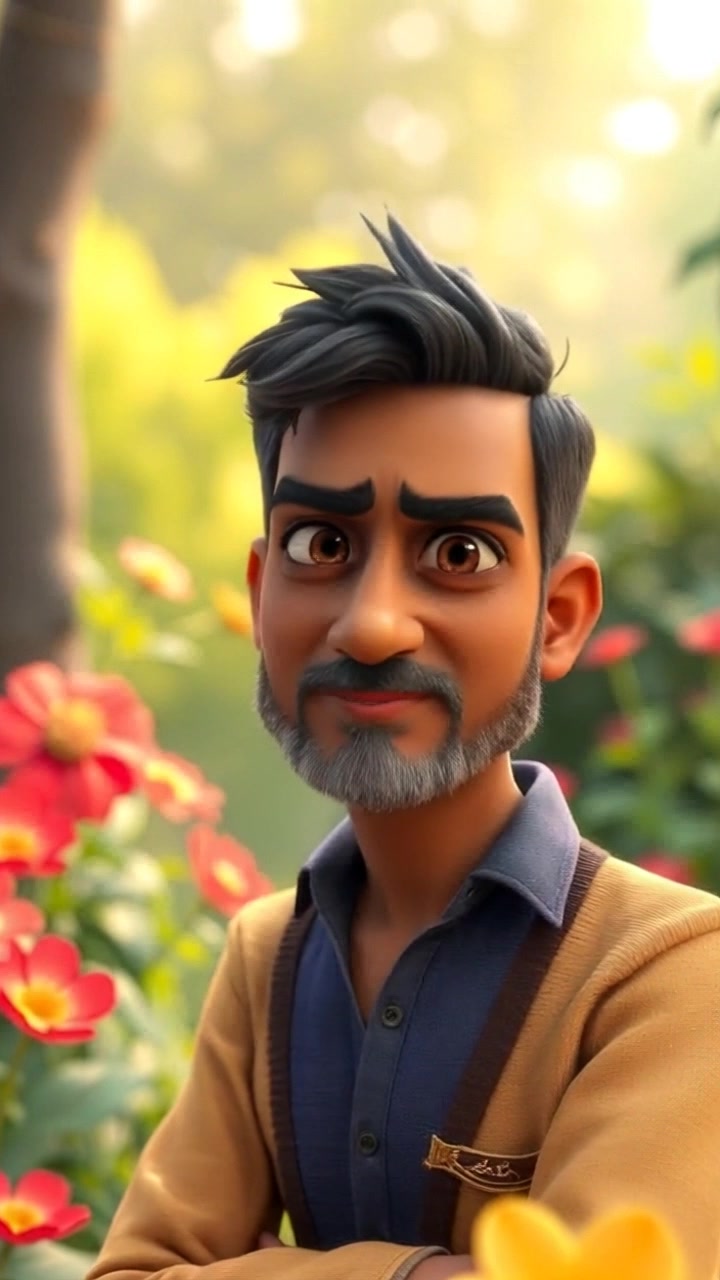 Gandhi Celebrates with Ravan: A Festive 3D Animation Extravaganza