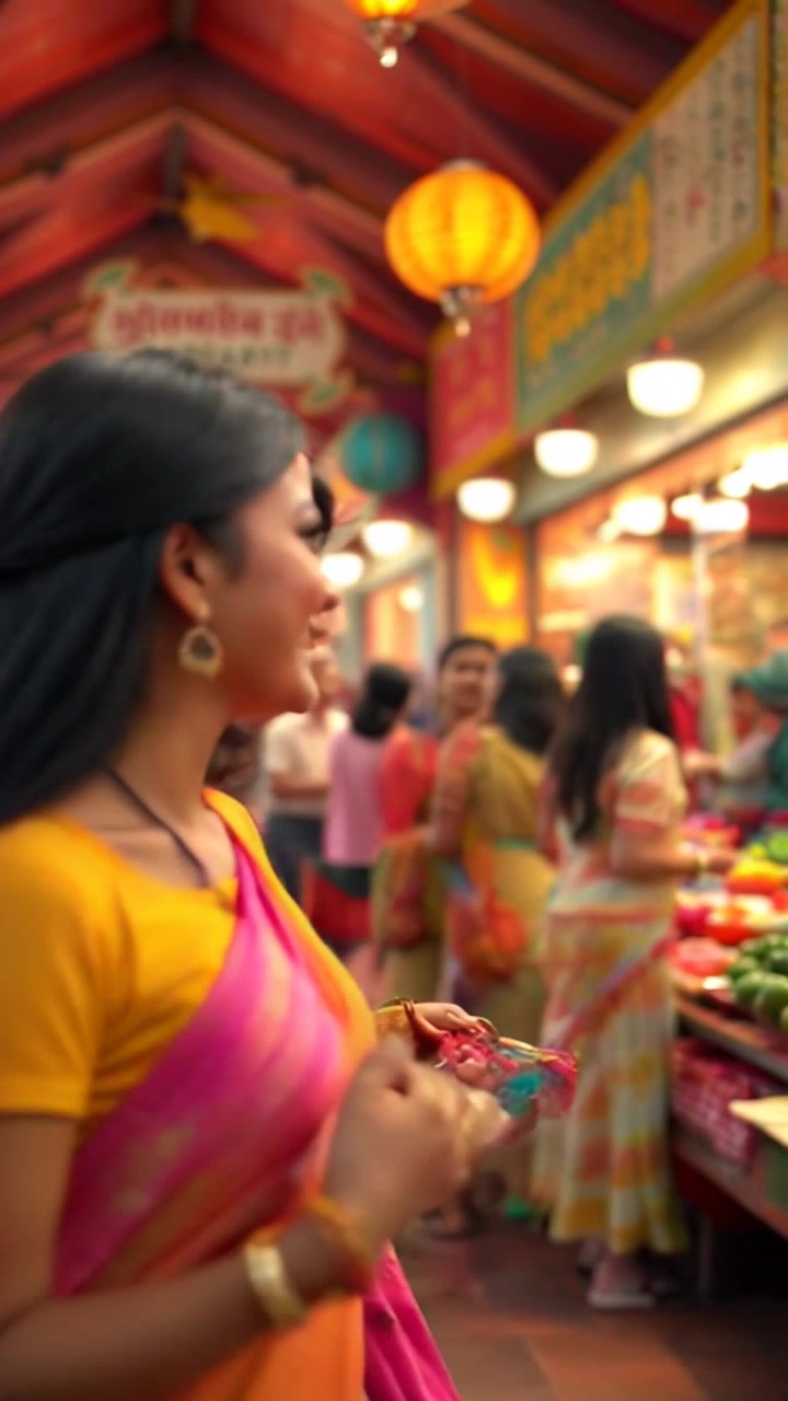 Exploring a Vibrant Market with Kids!