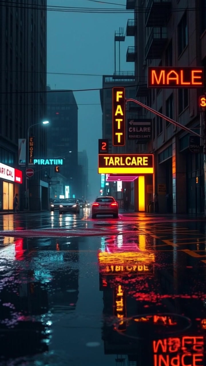 Neon Shadows: A Bladerunner Saga