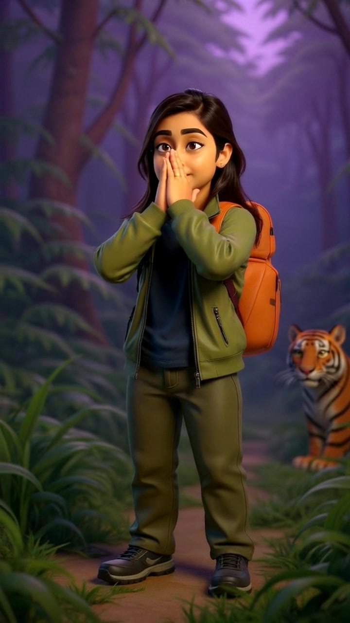Joyful Chapati Moment: A 3D Cartoon Adventure