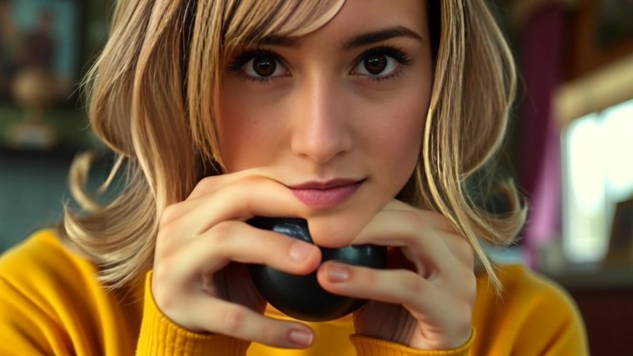 Scene: Close-up of hands gripping a small, heavy object, showcasing the tension and concentration in the expression. Style: Soft lighting highlights the textures of the hands and the object, creating a focused atmosphere. Motion: Camera slowly pushes in to emphasize the grip and the intensity of the moment, blurring the background to maintain the viewer's focus.