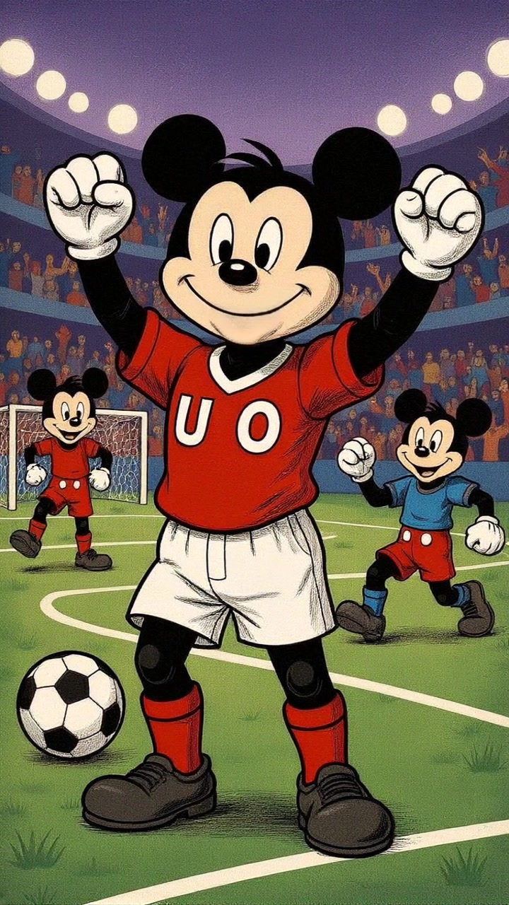 Mickey's Big Moment: Victory on the Pitch!