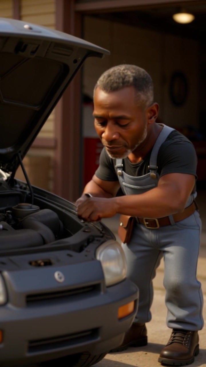 Baby’s Adorable Car Mechanic Skills!