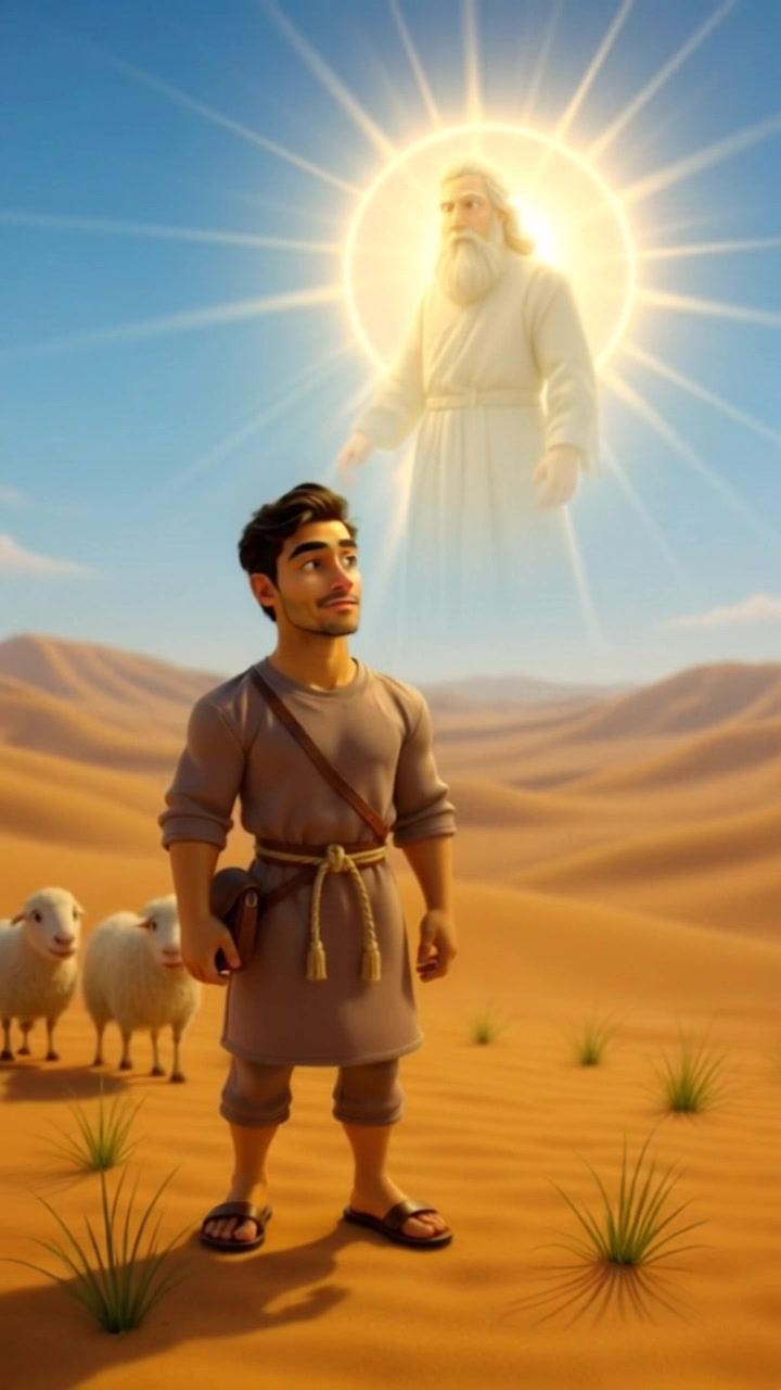 The Brave Little Shepherd and the Mighty Giant