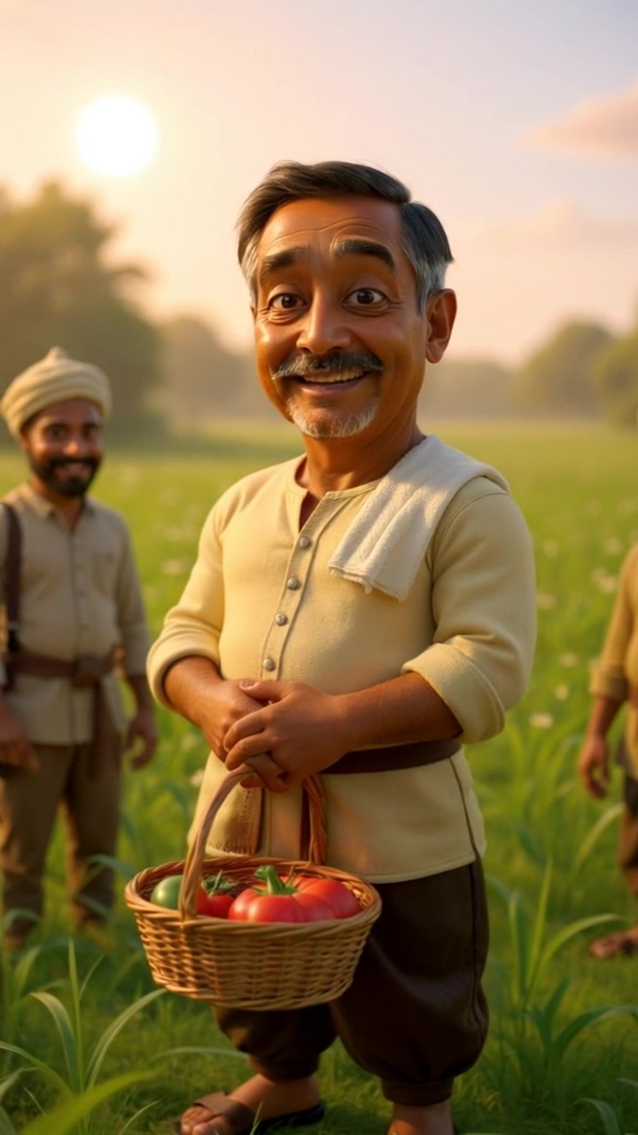 किसान और चालाक बंदर की कहानी