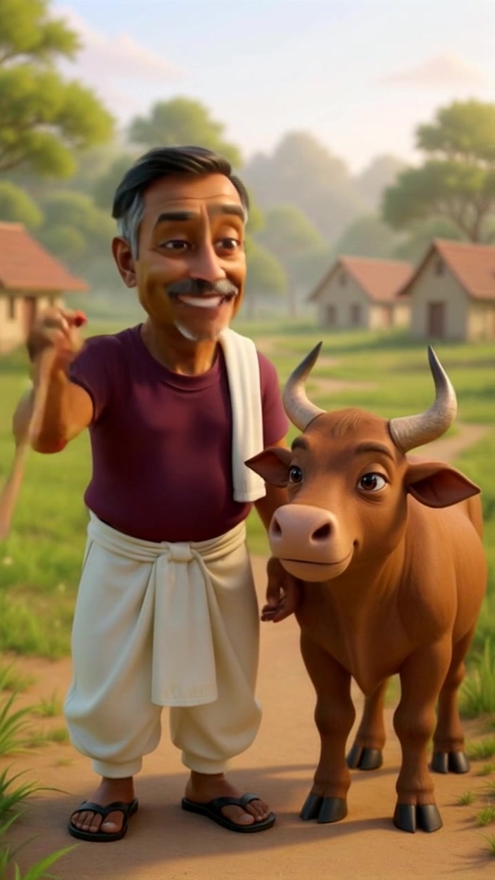 मेहनत और प्रेम: गायों की देखभाल की कहानी