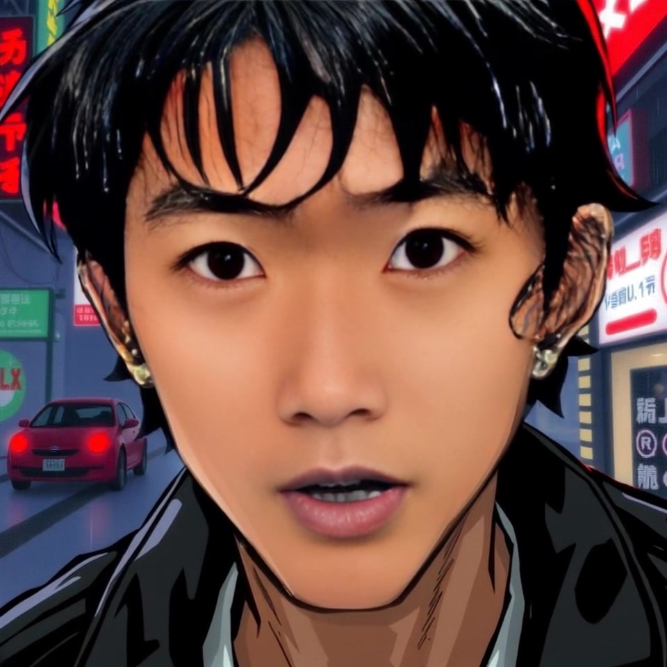 Subject: A close-up of a person's face expressing fear and apprehension. Scene: Intense emotional moment captured in sharp focus with a blurred background accentuating the expression. Style: Moody lighting that enhances the emotion on their face. Motion: The camera slowly pushes in toward the subject, tightening on the furrowed brow and wide eyes, emphasizing the tension in the moment.