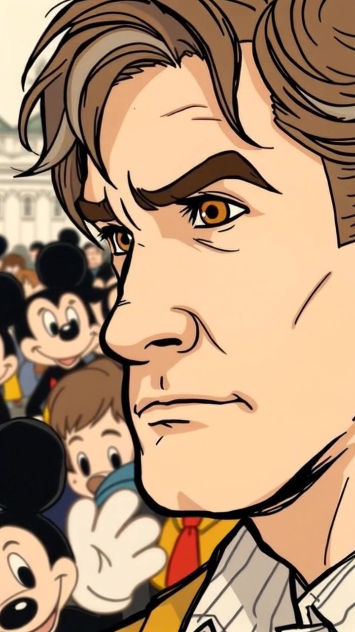 Subject: A determined individual captured in a close-up frame, showcasing intense expression. Scene: The background features a chaotic crowd as they blur away, emphasizing the subject's focus. Style: Ambient lighting highlights the subject's features dramatically, while providing a stark contrast with the indistinct background. Motion: The camera pushes in smoothly to enhance the emotional intensity, momentarily holding to convey the subject's resolute demeanor.