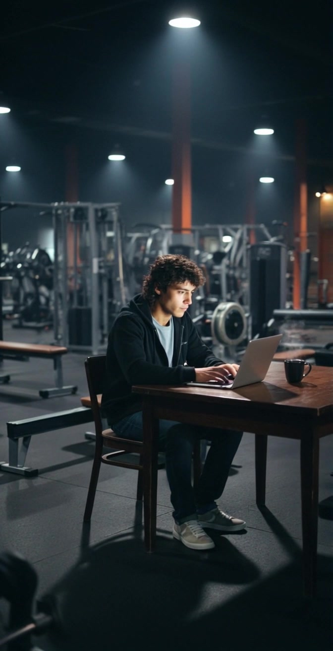 A Hardworking Man in a Small Place