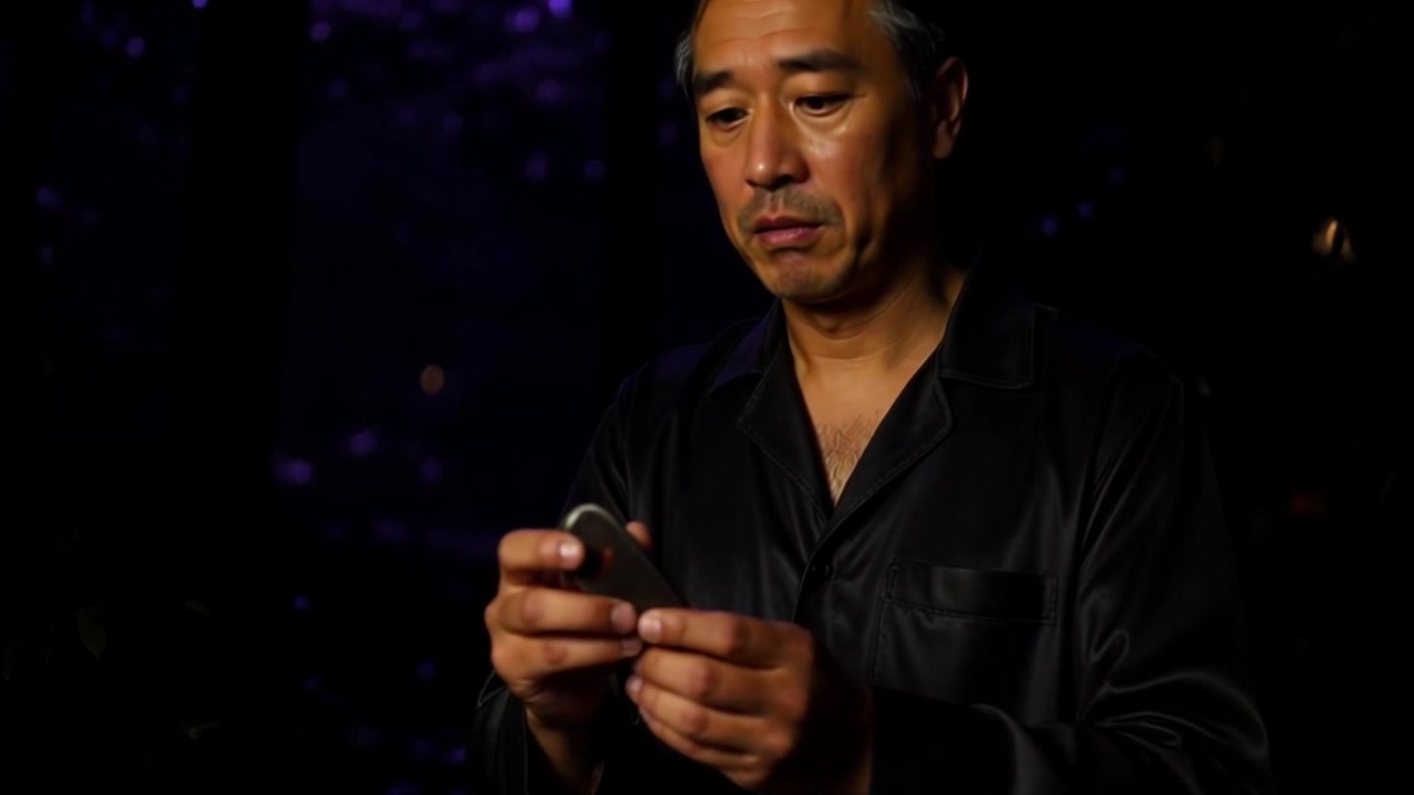 Scene: Close-up of hands holding a mysterious object, confusion evident on the person's face. Style: Soft, ambient lighting casts gentle highlights on the texture of the object and the hands. Motion: The camera performs a slow zoom in on the hands as they gently turn the object, highlighting the moment of uncertainty.