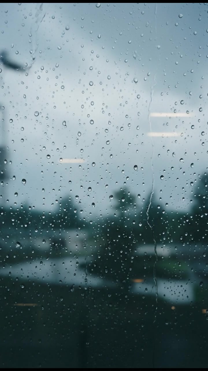 A Serene Rainy Morning with Tea
