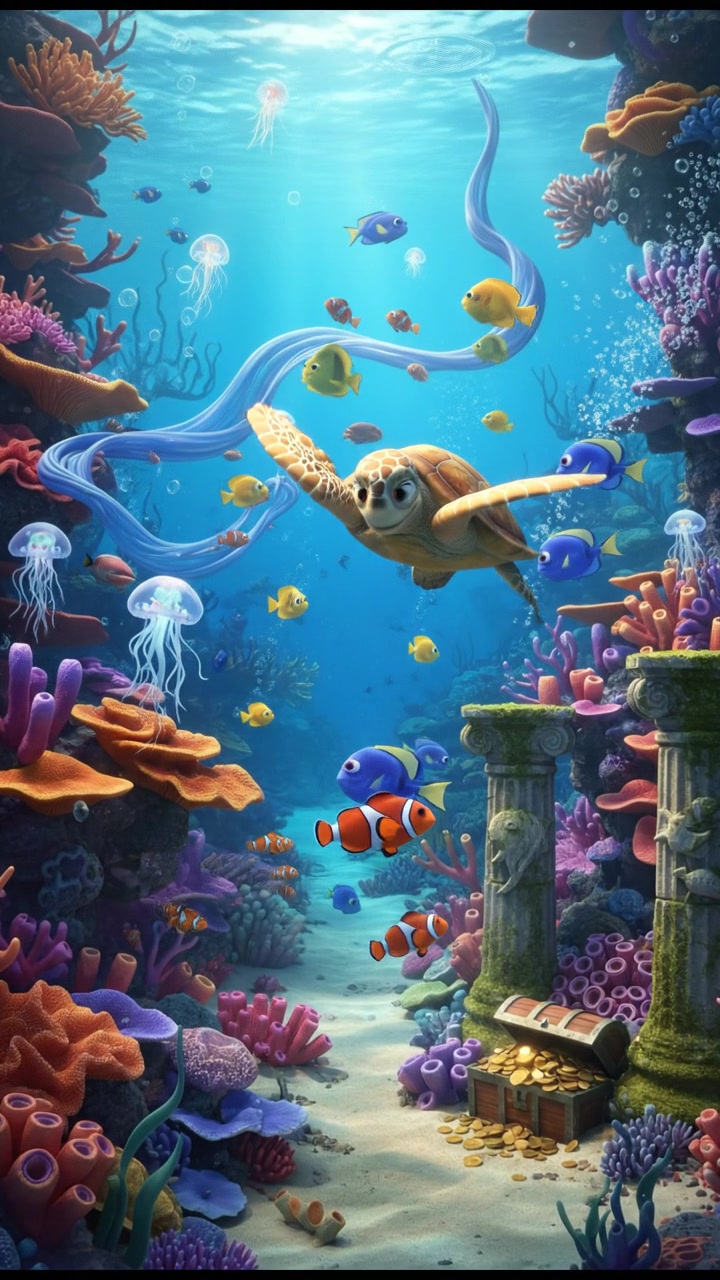 Underwater Wonders: Clownfish and Anglerfish