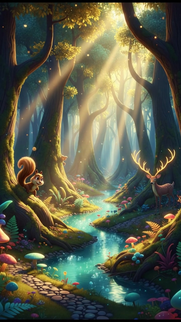 Pippin's Brave Adventure: Building a Shelter in the Whispering Forest