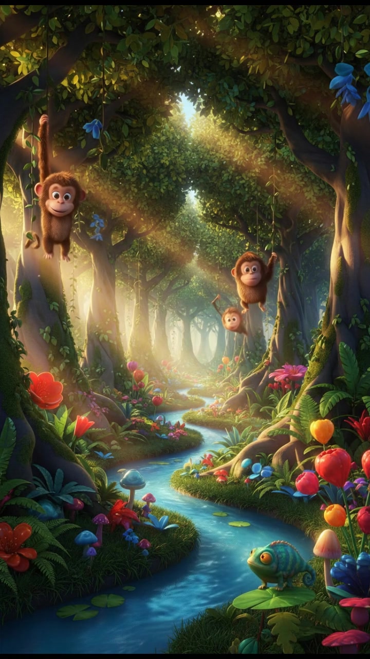 चिकलू और उसकी मम्मी का जंगल ज्ञान