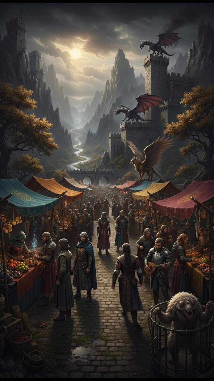 LED Sailing Produce in Village