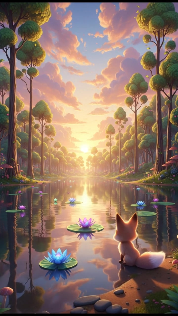 Disappearing Jesus by the Green Pond