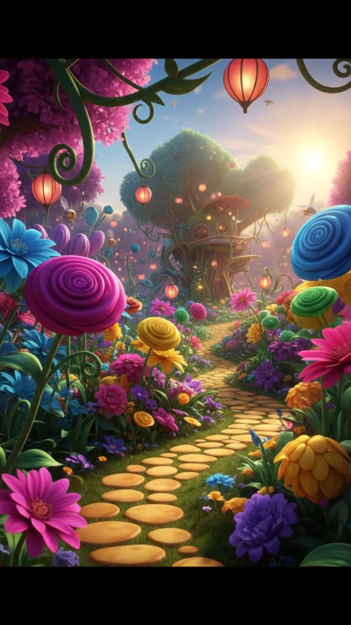 Oliver's Adventure in the Magical Garden