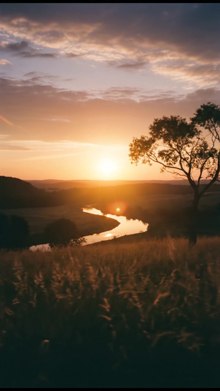 Sunset Serenity: A Tranquil Sea View from Home