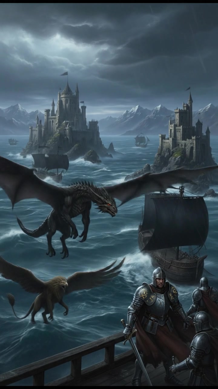 Harmony of Sky and Sea: A Dance of Cirrus and the Octopus