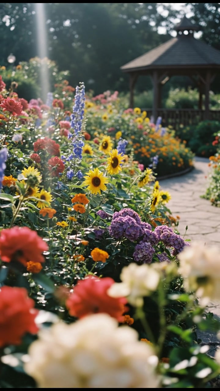 A Love Blossom in the Wedding Garden