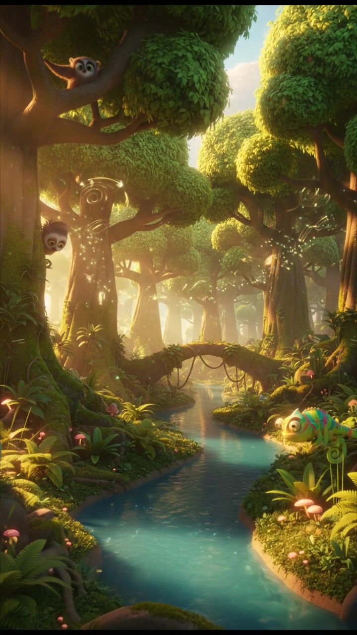 Iklan Maskapai Penerbangan dengan Burung Beo Berwarna-Warni